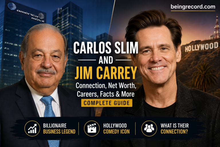 Carlos Slim And Jim Carrey