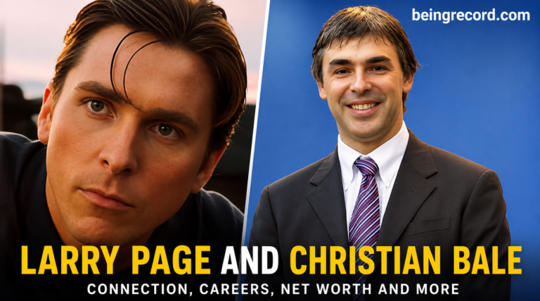 Larry Page and Christian Bale