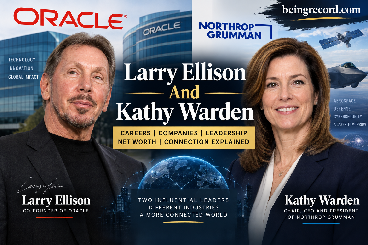 Larry Ellison And Kathy Warden