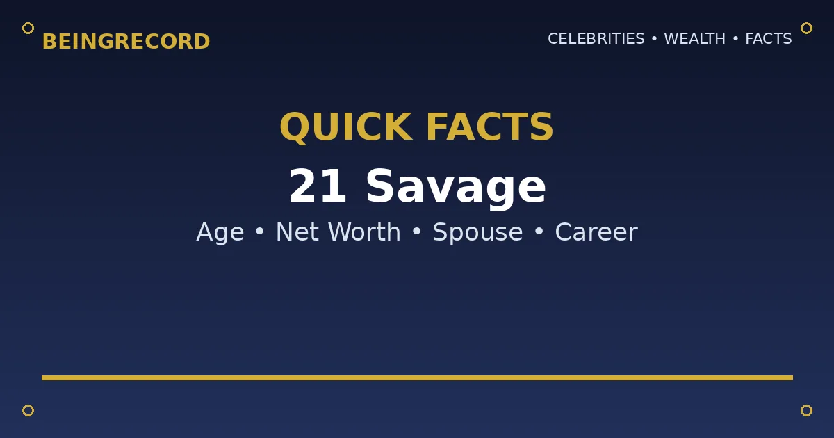 21 Savage Wife: Is He Married? Keyanna Joseph & Latto Explained quick facts