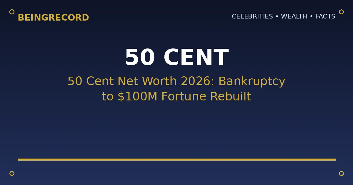 50 Cent net worth — the rapper and TV producer at an event
