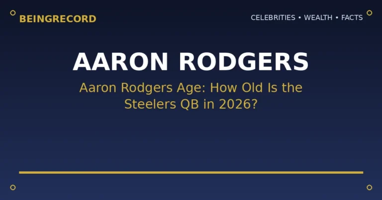 Aaron Rodgers age, birthday and Steelers career facts