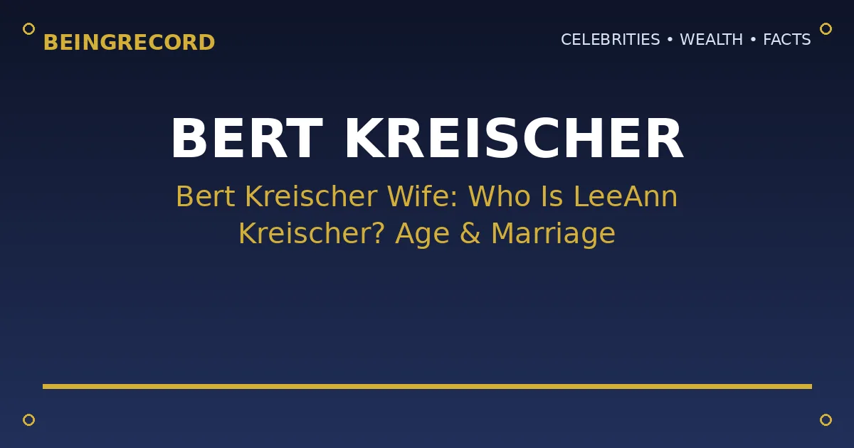 Bert Kreischer wife LeeAnn Kreischer on the Wife of the Party podcast