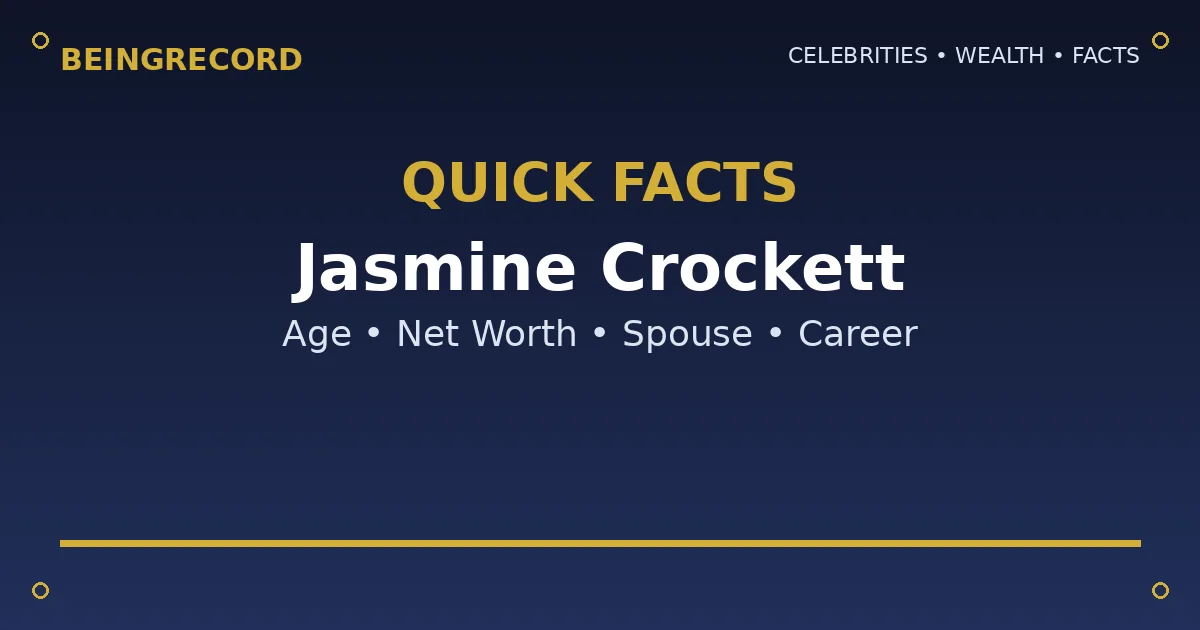 Jasmine Crockett Husband: Is She Married? (2026) quick facts