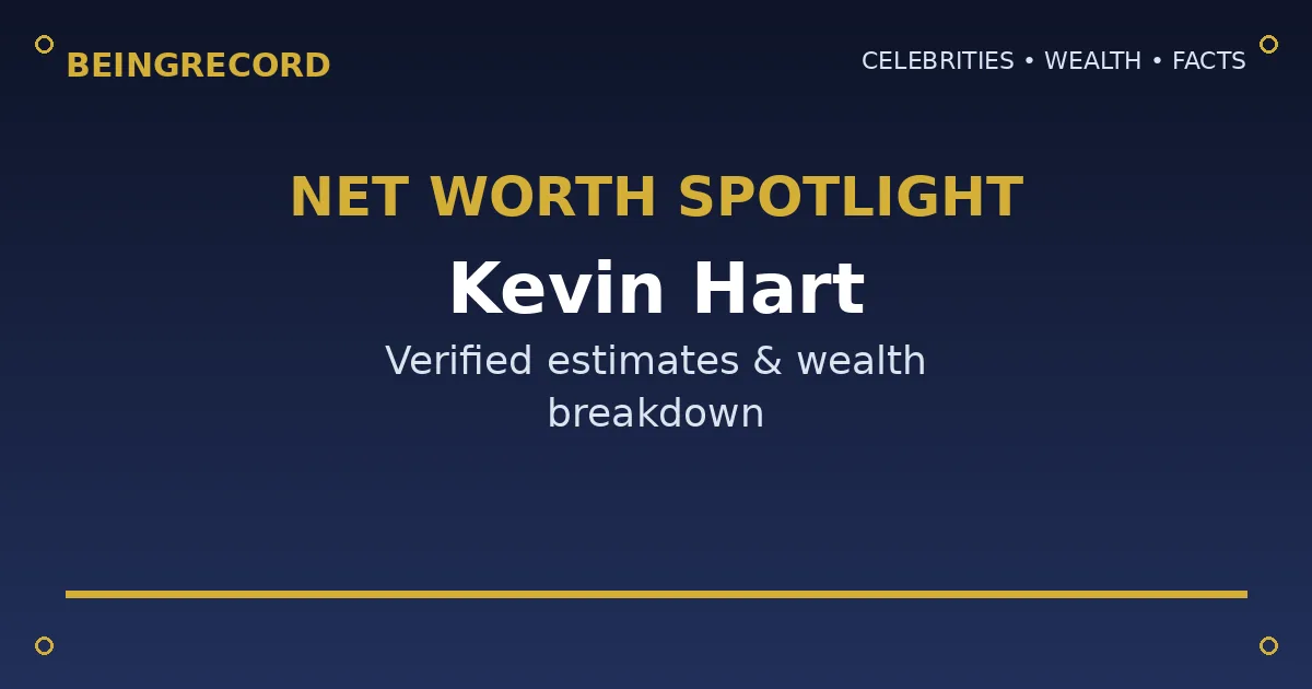 Kevin Hart Net Worth 2026: Fortune, Salary & Earnings net worth spotlight