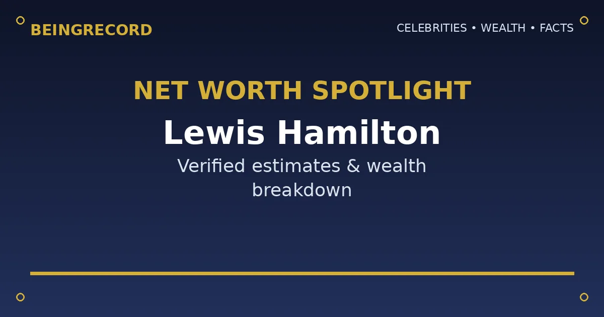 Lewis Hamilton Net Worth 2026: Ferrari Salary & Fortune net worth spotlight