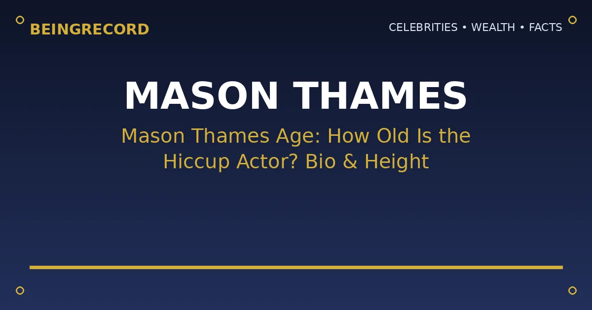 Mason Thames age — the young actor at a film premiere