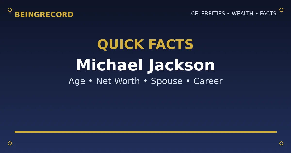 Michael Jackson Net Worth: The $2 Billion Estate Explained quick facts