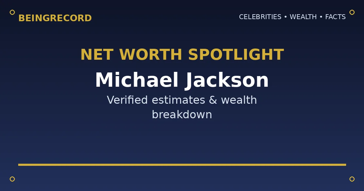 Michael Jackson Net Worth: The $2 Billion Estate Explained net worth spotlight