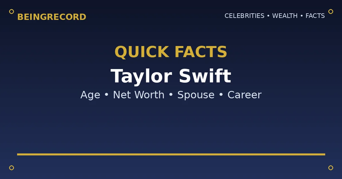 Taylor Swift Age: How Old Is She? Birthday & Bio quick facts