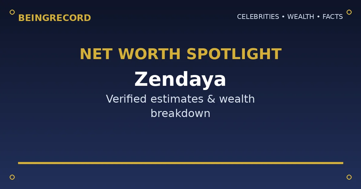 Zendaya Net Worth 2026: How Much Is She Worth? net worth spotlight